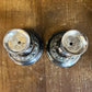 Vintage pair of IANTHE of England silver plated candlestick holders