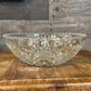 Anchor Hocking prescut clear pattern large serving bowl