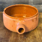 Vintage rustic style terracotta handled pan - dish