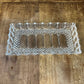 Rectangular crystal trinket tray