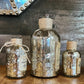 Trio of Christmas apothecary bottles - set of 3