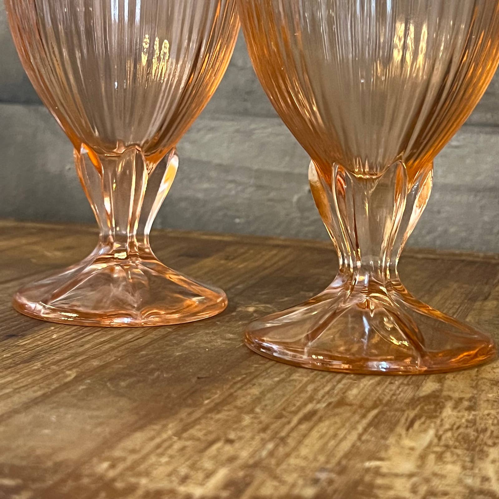 Vintage Tiny Wine Glasses Cocktail Stemware Glasses 8 Goblets Fostoria? 4  Inch