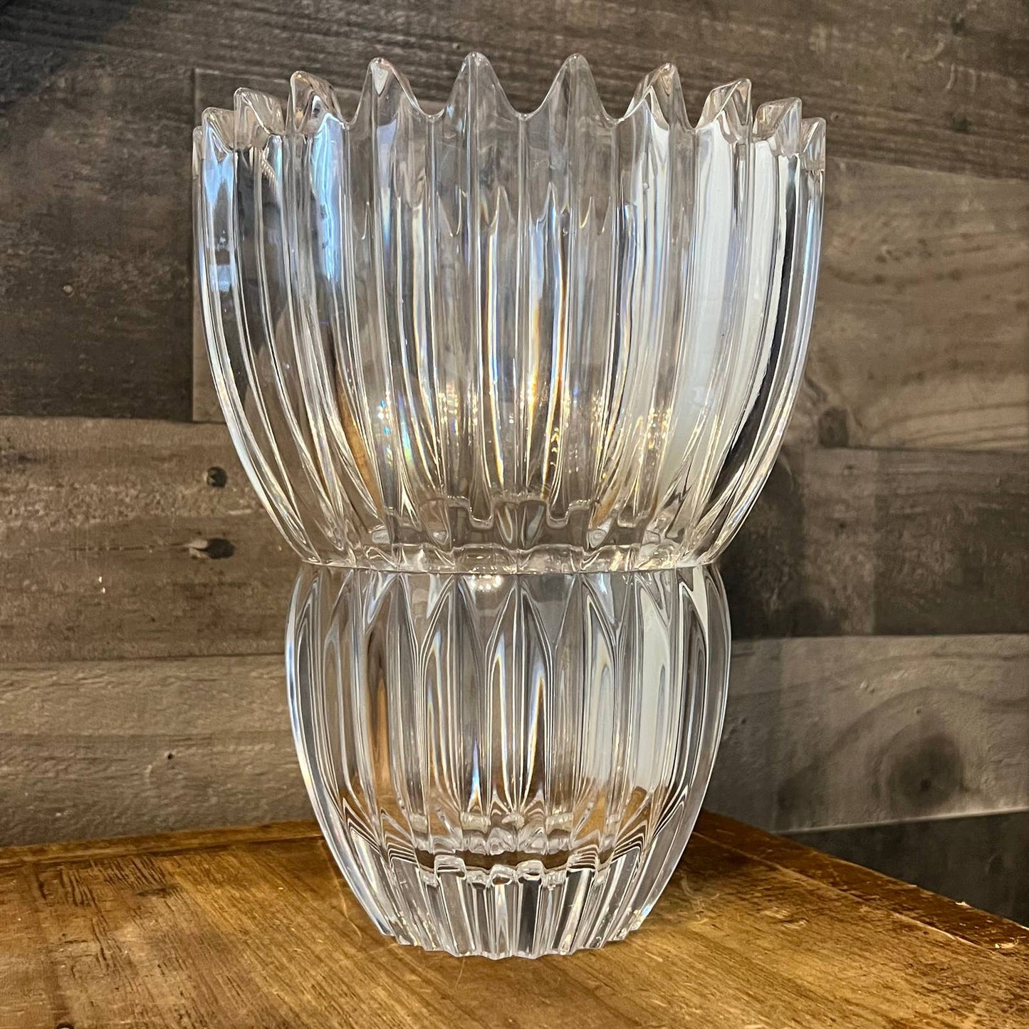 Mikasa Crystal Ice Palace vase