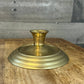 Vintage solid brass candlestick holder