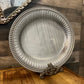 Wilton Armetale Flutes and Pearls Oval Tray Platter