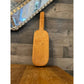 Vintage wooden long handle rounded rectangular cheese board - cutting board