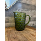 Vintage MCM Indiana Glass Whitehall avocado green pitcher