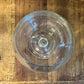 Clear glass brandy snifter / vase