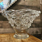 Vintage Murano style large wed glass blown bowl